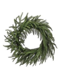 Norfolk Pine Forest Natural Touch Wreath 28"
