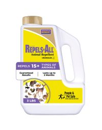 BONIDE 2361 Repels-All Animal Repellent Granules, 3lbs