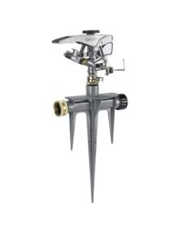 Green Thumb Pulsating Metal Impulse Spike Base Lawn Sprinkler