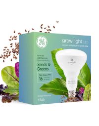 GE Grow Light LED for Seeds & Greens BR30 E26