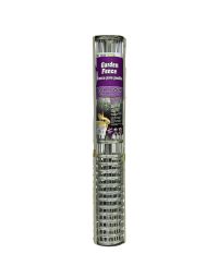 YardGard, 28" Galvanized Steel Garden Fencing Silver, 25' long