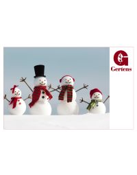 Snowman Family of Four - Gift Card