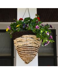 'Natural Cone Basket' Hanging Basket