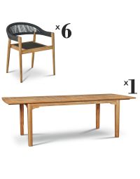 Gabriel Gardens™ Traverse 7 Piece Dining Set