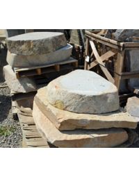 Sawn-cut Field Boulder Steps, 7" Thick