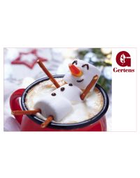 Hot Chocolate Snowman - Gift Card