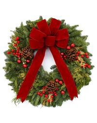 'Mixed Noble' Deluxe Wreath