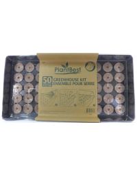 Plant Best 50 42mm Coconut Coir Pellet Greenhouse Kit