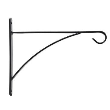 Arcadia Garden Products Talon Plant Bracket, Black, 12"