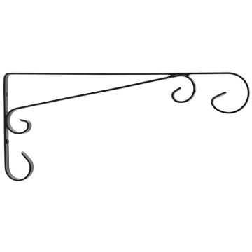 Arcadia Garden Products Apache Plant Bracket, Black, 16"