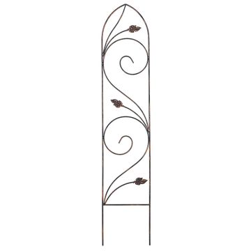 Arcadia Garden Products Autumn Leaf Trellis Bronze, 48" tall