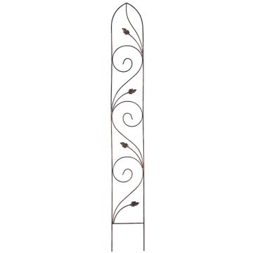Arcadia Garden Products Autumn Leaf Trellis Bronze, 72" tall