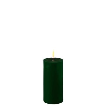 Deluxe HomeArt Candle LED Dark Green 2"x4"