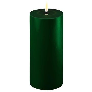 Deluxe HomeArt Candle LED Dark Green 4x8"