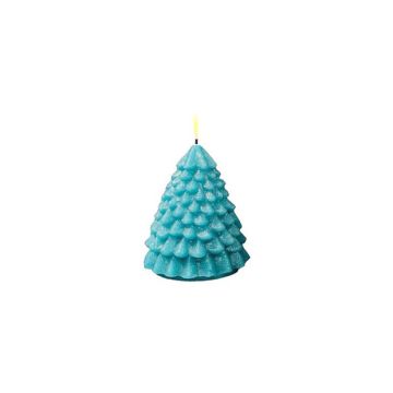 Deluxe HomeArt Tree Candle LED Teal 5.5"