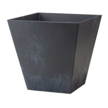 Ella Planter, Square, Black