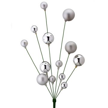 Ornamental Balls, Ball Burst Silver