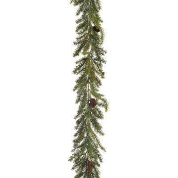 Spruce, Garland with Cones, 6'