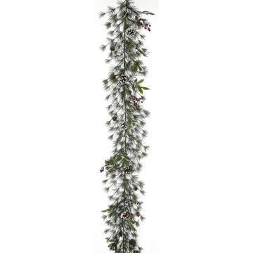 Bristle with Berry Garland, 6 ft