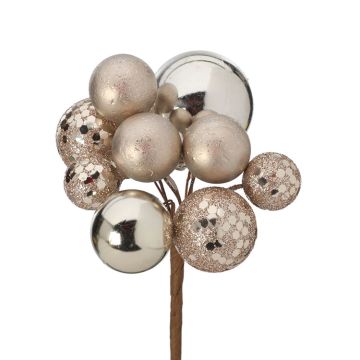 Sequin & Ball Mix Champagne