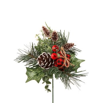 Tartan Giftbox Berry & Cone Pic