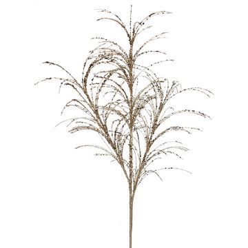 Pampas Grass Glitter & Sequin Spray Champagne