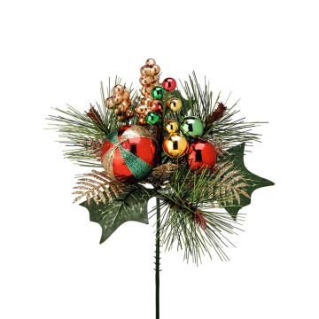 Ball & Berry Red, Gold & Green Pic