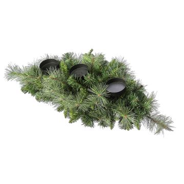 Belgium Fir & Pine Candleholder Centerpiece