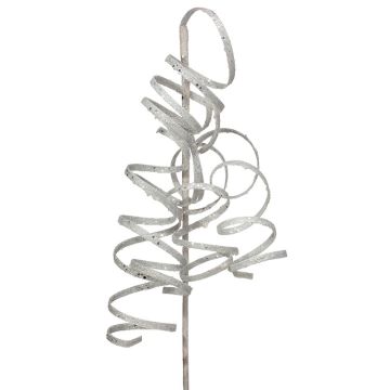 Glitter Curly Q Spray White