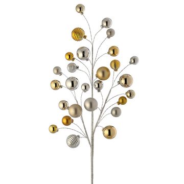 Shiny & Matte Ball Gold & Silver Spray Pic