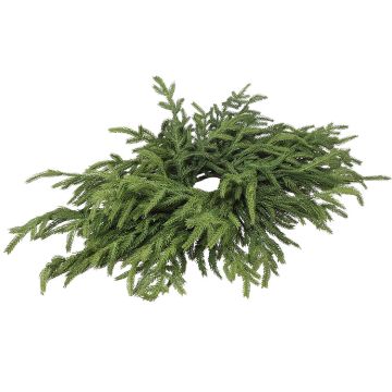 Norfolk Pine Natural Touch Centerpiece with Candle Holder, 24"