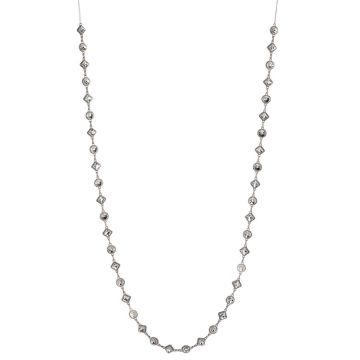 Vintage Jewel Clear & Silver Trim, 48"