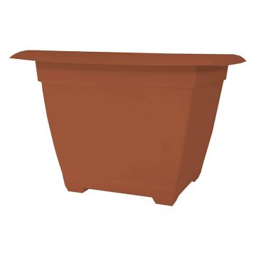 Bloem, Dayton Square Planter, Terra Cotta, 15"