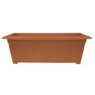 Bloem, Dayton Deck Box Planter, Charcoal, 27"