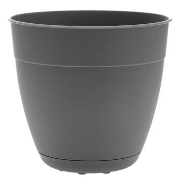 Bloem, Dayton Round Planter, Charcoal