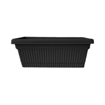 Bloem, Amelia Window Box, Black, 18"
