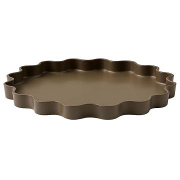 bloem® Wave Resin Saucer 'Peppercorn'