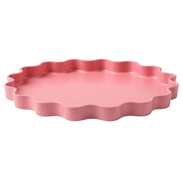 bloem® Wave Resin Saucer 'Dusty Rose'