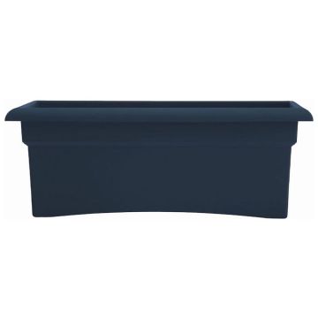 bloem® Veranda Series Rectangle Deck Box Planter with Elevated Feet 'Navy'