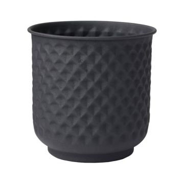 bloem® Prism Modern Metal Planter 'Black'