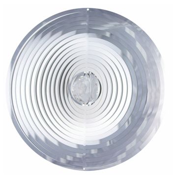 Spinfinity Design Wind Spinner, Crystal Mirror Circle