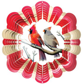 Spinfinity Design Wind Spinner, Cardinals