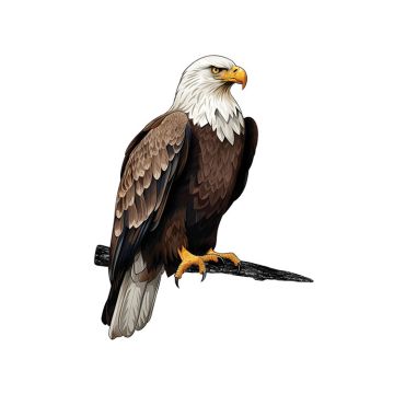 Spinfinity Design Bald Eagle - Tree Stake