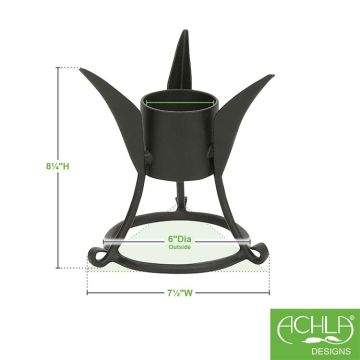 Achla Design Trestle I Globe Stand 6 inches