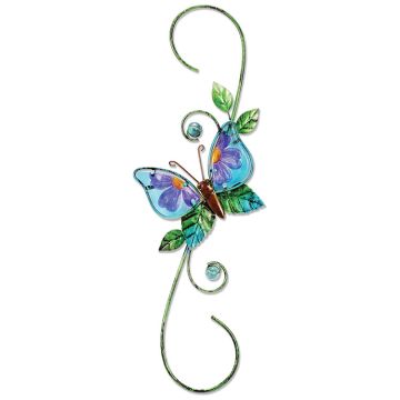 Sunset Vista Designs, Glass Gardens Decorative Butterfly Hook