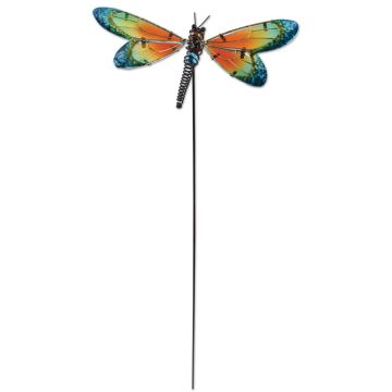 Sunset Vista Designs, Glass Gardens Blue Dragonfly Plant Pick