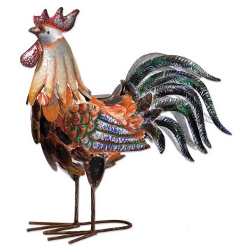 Down-Home Painted Rooster 20"