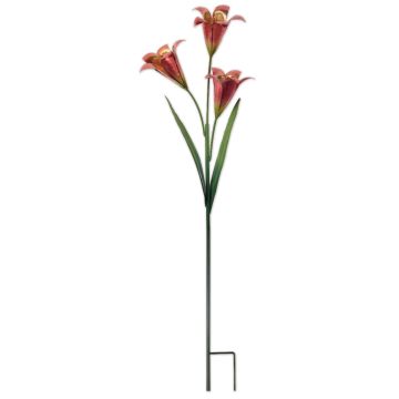 Sunset Vista Designs, Field of Flowers Trumpet Lily Stake, 41“