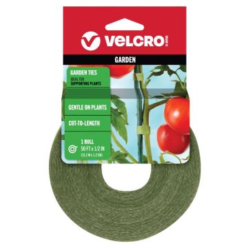 Velcro ONE-WRAP Garden Ties, 0.5 in. W, 1 pk