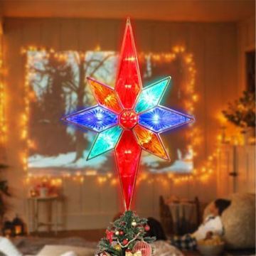 Lamphome Bethlehem Star Multi Color, 12"